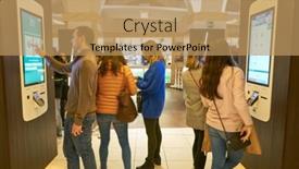  Presentation with customers - Amazing theme having rome-italy-circa-november-2017 backdrop and a coral colored foreground