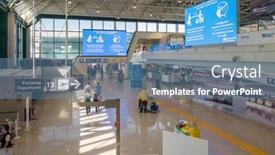  Presentation with departure - Slide set enhanced with rome-italy-june-3-2020 background and a  colored foreground