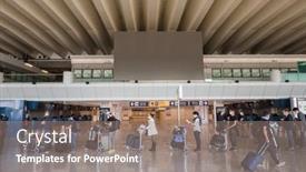  Presentation with waiting line - Slide set enhanced with rome-italy-june-3-2020 background and a  colored foreground