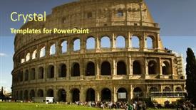  Presentation with today - Slide deck enhanced with rome-italy-sept-24-2015 background and a tawny brown colored foreground