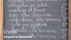  Presentation with restaurant menu - 