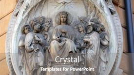  Presentation with baby jesus - Audience pleasing presentation theme consisting of rome-italy-september-03-image backdrop and a gray colored foreground