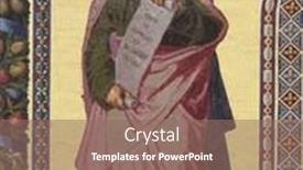  Presentation with isaiah - Beautiful presentation featuring rome-italy-september-05-mosaic backdrop and a violet colored foreground