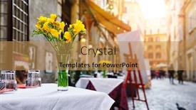  Presentation with rome italy - Cool new slides with rome-italy-street-near-trevi backdrop and a gold colored foreground