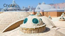  Presentation with roof - Presentation featuring roof of sultan mir ahmed background and a light blue colored foreground