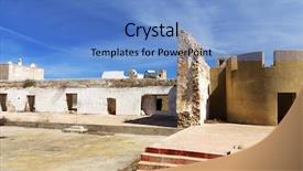  Presentation with house roof and roofing business - Slide set enhanced with roof of the portuguese cistern background and a  colored foreground