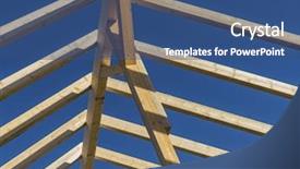  Presentation with new cold room storage - Cool new slides with roof truss of a new backdrop and a ocean colored foreground