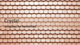  Presentation with tiles - Audience pleasing presentation theme consisting of roof with bright red tiles backdrop and a coral colored foreground