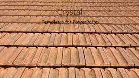  Presentation with tiles - Cool new theme with roof-with-old-red-weathered backdrop and a coral colored foreground