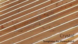  Presentation with ceramic tiles - Slide deck featuring roofing-construction-with-clay-roof background and a coral colored foreground