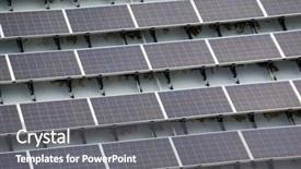  Presentation with cost - Presentation consisting of roofing cost - solar panel on roof top background and a  colored foreground