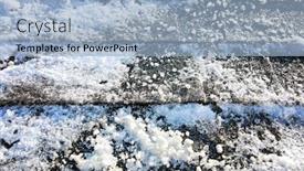  Presentation with roofing shingles - Audience pleasing slide set consisting of roofing-shingles-with-salt backdrop and a light blue colored foreground