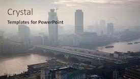  Presentation with paul - Colorful PPT theme enhanced with rooftop-view-from-top backdrop and a lemonade colored foreground