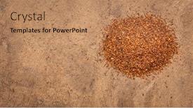  Presentation with naturally - Presentation theme featuring rooibos-tea-made background and a coral colored foreground