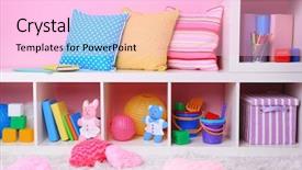  Presentation with classroom - Presentation theme consisting of room bookin - interior of classroom in pink background and a lemonade colored foreground