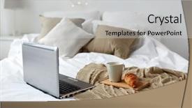  Presentation with christmas holidays - Theme featuring room booking foods - technology holidays christmas and winter background and a light gray colored foreground