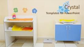  Presentation with pediatrician - Audience pleasing presentation consisting of room change - changing table in the office backdrop and a lemonade colored foreground