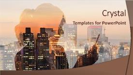  Presentation with business communication - Cool new theme with room concept of technology backdrop and a lemonade colored foreground