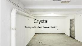  Presentation with interior design of classic white - Audience pleasing PPT theme consisting of room door lock - old white interior backdrop and a  colored foreground