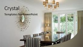  Presentation with fine dining bakery and bistro - Colorful slide set enhanced with pavers - closeup hot asphalt gush backdrop and a dark gray colored foreground