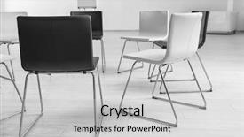  Presentation with psychotherapy - Amazing presentation theme having room prepared for group psychotherapy backdrop and a light gray colored foreground