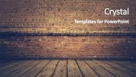  Presentation with old style - Presentation featuring room retro filtered instagram style background and a violet colored foreground