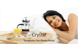  Presentation with latino - Audience pleasing PPT layouts consisting of fun in the swimming pool backdrop and a coral colored foreground