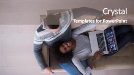  Presentation with couple nature luxury - Cool new PPT theme with room using a laptop computer backdrop and a gray colored foreground