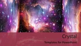  Presentation with space universe - Cool new PPT layouts with room with space universe backdrop and a violet colored foreground