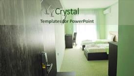  Presentation with fresh ginger root on white - Amazing presentation theme having rooms accomodation - fresh and clean hotel room backdrop and a  colored foreground