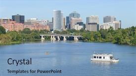  Presentation with memorial - Slides consisting of rosslyn district as seen background and a teal colored foreground