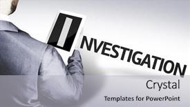  Presentation with cause - Cool new theme with root cause analysis - business man with the text backdrop and a light gray colored foreground