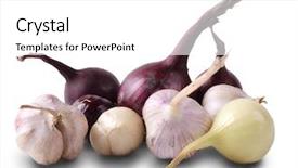  Presentation with food white - Amazing PPT theme having root crops - color photograph of natural food backdrop and a white colored foreground