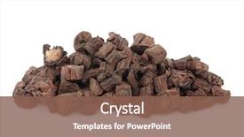  Presentation with salvia - Audience pleasing slide deck consisting of root used in chinese herbal backdrop and a violet colored foreground