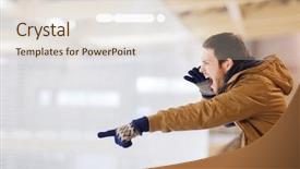  Presentation with emotions - PPT layouts having rooters - people sport emotions and leisure background and a lemonade colored foreground