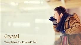  Presentation with figure skating - Amazing PPT layouts having rooters - people sport emotions and leisure backdrop and a cream colored foreground