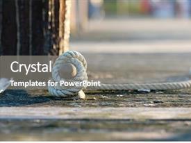 Rope On Jetty Lake Cayuga PPT template 27 | CrystalGraphics