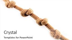  Presentation with rope - Colorful presentation theme enhanced with rope with a four knots backdrop and a white colored foreground