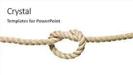  Presentation with woman tied rope sexual - Cool new PPT layouts with rope with a tied knot backdrop and a  colored foreground