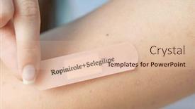  Presentation with parkinson disease - Theme having ropiniroleselegiline-combination-therapy-for-parkinson background and a  colored foreground