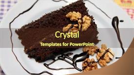  Presentation with cake durian - Presentation theme with ros - beautiful and delicious chocolate cake background and a  colored foreground