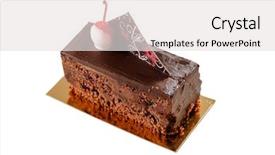  Presentation with ros - Cool new slide set with ros - chocolate cake backdrop and a  colored foreground