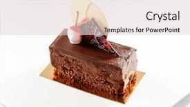  Presentation with ros - Presentation theme consisting of ros - chocolate cake background and a  colored foreground