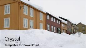  Presentation with neural network streets - Audience pleasing slides consisting of ros - city streets in roros norway backdrop and a  colored foreground