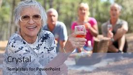  Presentation with philippines ethnic group - Theme featuring ros - group of friends having background and a light blue colored foreground