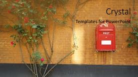  Presentation with old style - Colorful PPT layouts enhanced with rose crown - travel in denmark copenhagen red backdrop and a red colored foreground