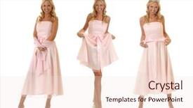  Presentation with princess - Theme featuring rose crown - young beautiful princess isolated background and a lemonade colored foreground