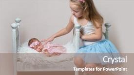  Presentation with princess - Beautiful PPT layouts featuring rose diadem sits next backdrop and a coral colored foreground