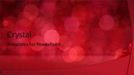  Presentation with rose petal corner frame - Slide set featuring rose petal on abstract background background and a crimson colored foreground