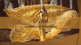  Presentation with fine art - Presentation theme enhanced with rose scent - fine art image beautiful blonde background and a gold colored foreground